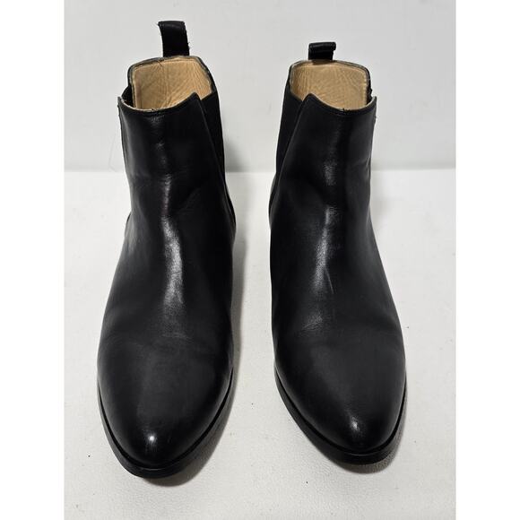 Nisolo Boots Womens Everyday Chelsea Black Leather Ankle Booties SZ 10 - Picture 2 of 9